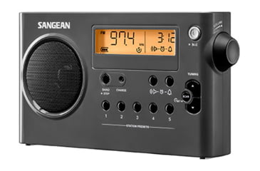 Image of Sangean AM / FM Compact Digital Tuning Portable Radio, Gray-Black, SG-106