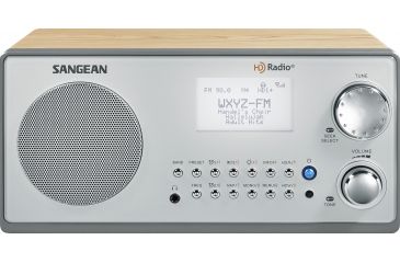 Image of Sangean AM/FM HD Wooden Cabinet Radio, Walnut, Med HDR-18