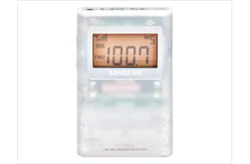 Image of Sangean AM-FM Stereo Digital Tuning Pocket Radio LCD, Clear, Small, DT-160CL