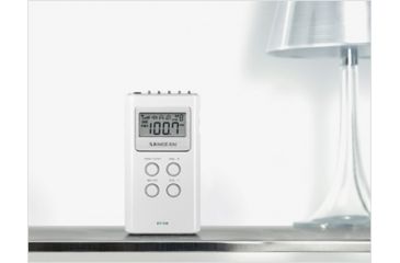 Image of Sangean AM/FM Stereo Digital Tuning Pocket Radio, White DT-120