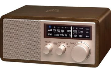 Image of Sangean FM / AM / Aux-in / Bluetooth Wooden Cabinet Radios, Walnut, WR-16SE