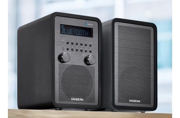 Image of Sangean FM-RBDS/AM/Bluetooth Table Top Radio, Black, Med WR-50