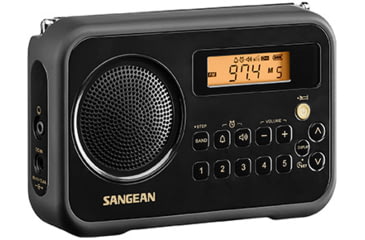 Image of Sangean FM-Stereo / AM Digital Tuning Portable Radio, Black, SG-104