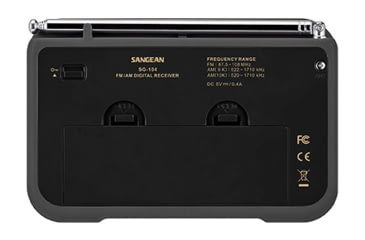 Image of Sangean FM-Stereo / AM Digital Tuning Portable Radio, Black, SG-104
