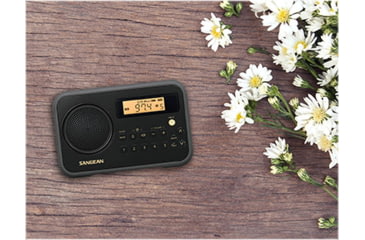 Image of Sangean FM-Stereo / AM Digital Tuning Portable Radio, Black, SG-104