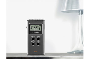 Image of Sangean FM-Stereo / AM Pocket Radio, Dark Gray, SG-110