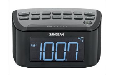Image of RCR-24 Digital Tuning Clock Radio with Aux-In, Black