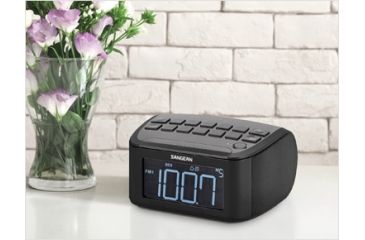 Image of RCR-24 Digital Tuning Clock Radio with Aux-In, Black