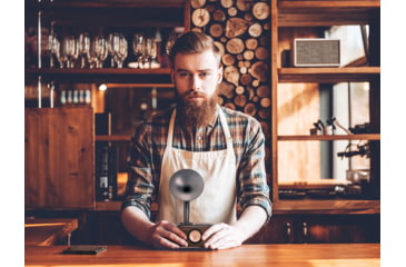 Image of Sangean Retro AM / FM / Bluetooth / Aux-in Radio, Dark Gray/Walnut, CP-100