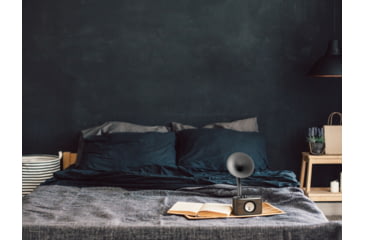 Image of Sangean Retro AM / FM / Bluetooth / Aux-in Radio, Dark Gray/Walnut, CP-100