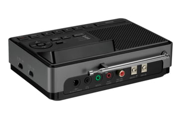 Image of Sangean S.A.M.E. Weather Hazard Alert Radio w/ AM/FM Clock, Public Alert Radio, NOAA, Black/ gray CL-100