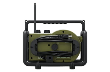 Image of Sangean Toughbox Digital PLL AM/FM, Compact Design, AUX-In, Rechargeable, Green TB-100