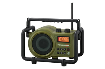 Image of Sangean Toughbox Digital PLL AM/FM, Compact Design, AUX-In, Rechargeable, Green TB-100