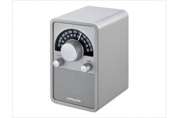 Image of Sangean WR-15 Table Top Wooden Cabinet Receiver w/ Deep Bass Compensation Sound, Silver WR-15SR