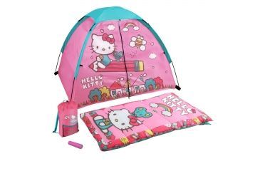 Image of Sanrio Hello Kitty 4 Pc Fun Camp Kit, Pink, Light Blue, S-4SLGHKT5A