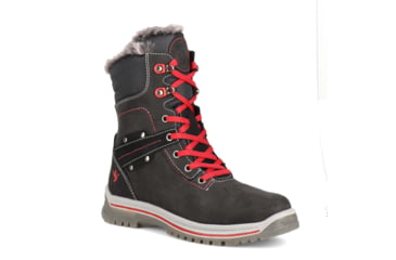 Image of Santana Canada May Leather Winter Boot - Womens, Black/Red, 9, MAYBLACK / RED9
