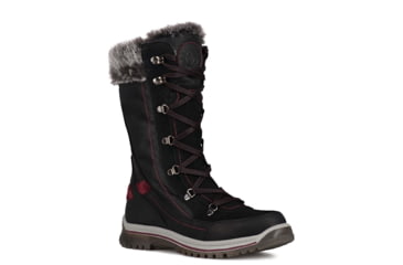 Image of Santana Canada Micah High Shaft Winter Boot - Womens, Black/Burgundy, 11, MICAHBLACK / BURGUNDY11