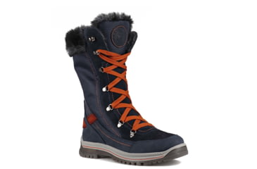 Image of Santana Canada Micah High Shaft Winter Boot - Womens, Navy Rust, 8, MICAHNAVY RUST8