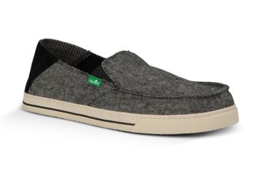 Image of Sanuk Baseline Scholar Camp Shoe - Men's-Black-Medium-8 US