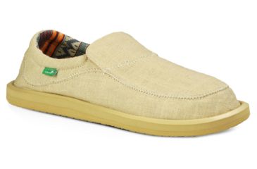Image of Sanuk Chiba Stitched Casual Shoe - Mens-Natural-Medium-8 US