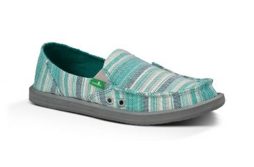 Image of Sanuk Donna Caroline Casual Shoe - Women's-Teal-Medium-6 US