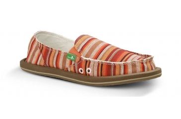 Image of Sanuk Donna Casual Shoe - Women's-Coral Poncho-8 US