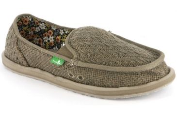 Image of Sanuk Donna Hemp - Olive 9