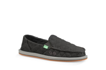 Image of Sanuk Donna Quilt - Womens, Dark Charcoal, 10, 1105056-DCRC-10