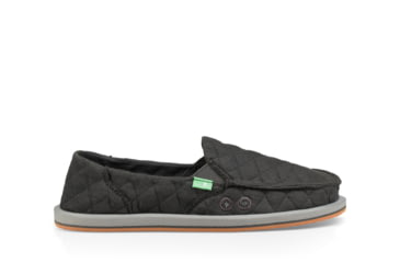 Image of Sanuk Donna Quilt - Womens, Dark Charcoal, 10, 1105056-DCRC-10