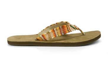 Image of Sanuk Fraidy Cat Sandal - Women's-Coral Poncho-8 US