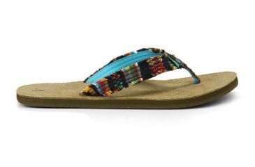 Image of Sanuk Fraidy Cat Sandal - Women's-Midnight Poncho-6 US
