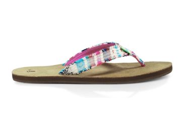 Image of Sanuk Fraidy Cat Sandal - Women's-Natural Poncho-5 US