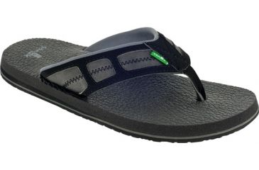 Image of Sanuk Happy Hour Sandal - Men's-Charcoal-8 US