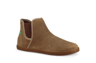 Image of Sanuk Pair O Dice Mid Suede - Womens, Petrified Oak, 08, 1105070-PDOK-08