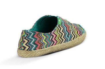 Image of Sanuk Runaround Jute Casual Shoe - Women's-Peacock Multi-Medium-7 US