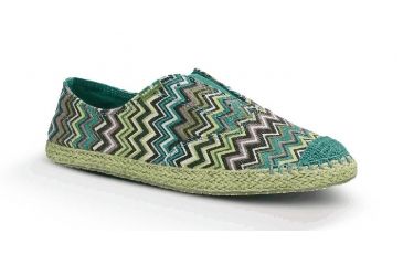 Image of Runaround Jute Casual Shoe - Womens-Fuchsia Multi-Medium-8 US