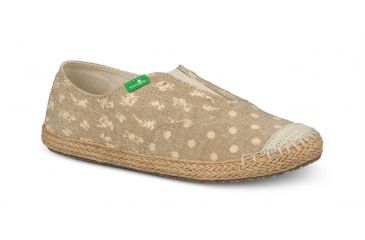 Image of Sanuk Runaround Rosie Casual Shoe - Women's-Natural Chambray-Medium-10 US