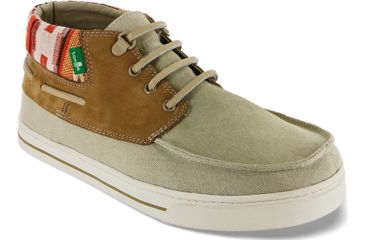 Image of Sanuk Schooner Funk Casual Shoe - Mens-Tan-Medium-11 US