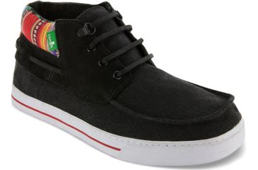 Image of Sanuk Schooner Funk Casual Shoe - Mens-Black-Medium-10 US