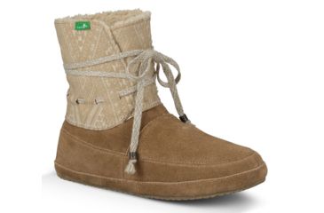 Image of Sanuk Soulshine Chill Casual Boot - Women's-Tan-Medium-8 US
