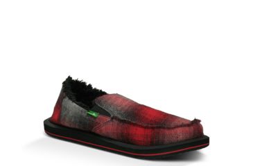 Image of Sanuk Timber Chill Casual Shoe - Men's-Red-7 US