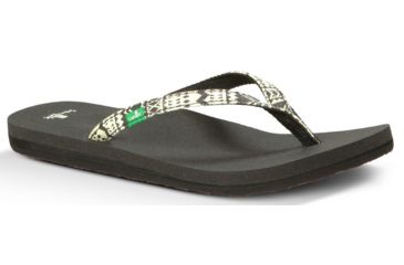 Image of Sanuk Yoga Joy Funk Sandal - Women's-Black Tribal-Medium-11 US