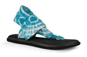 Image of Sanuk Yoga Sling 2 Print Sandal - Women's-Ocean Tie Die-Medium-10 US