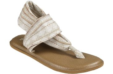 Image of Yoga Sling 2 Print Sandal - Womens-Natual/Multi-Medium-9