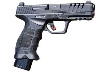 Image of SAR USA SAR9 C Pistol, 9mm Luger, 4.7 in barrel, 15 Round Magazine, SAR9CSOCOMBL-FRRMPG
