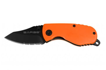 Image of Sarge Fire Hi-Vis Compact Tactical Folding Knife - 5-1/2in Overall Length, SK-800HV