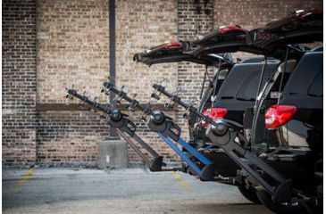 Image of Saris Glide EX 4-Bike Rack, Blue, 774BLU