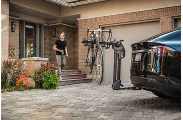 Image of Saris Glide EX 4-Bike Rack, Blue, 774BLU