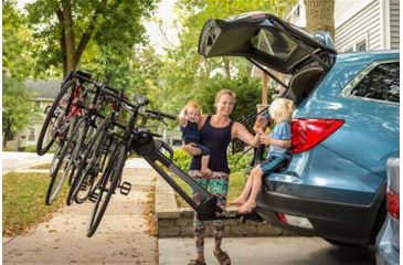 Image of Saris Glide EX 4-Bike Rack, Blue, 774BLU