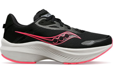Image of Saucony Axon 3 Shoes - Womens, Black/Vizi Pink, 9, Medium, S10826-05-001-M-9